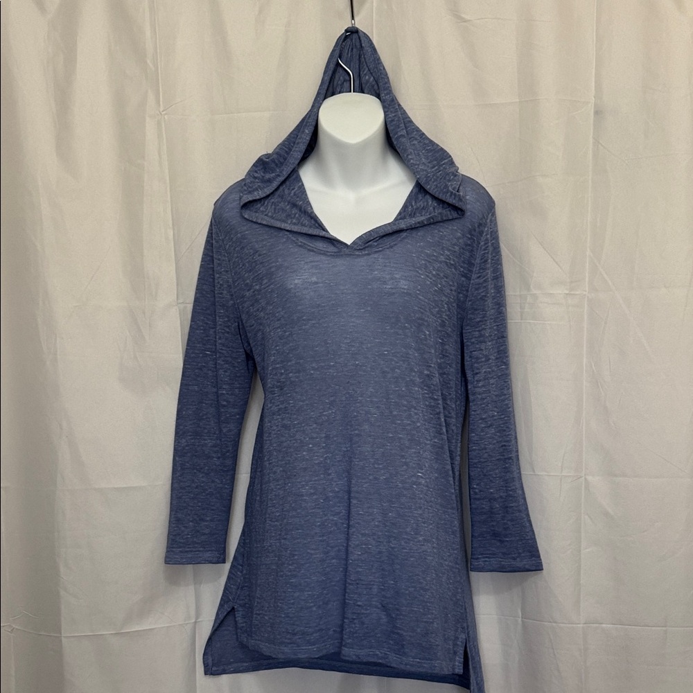 Casual Heather Blue Women's Hoodie